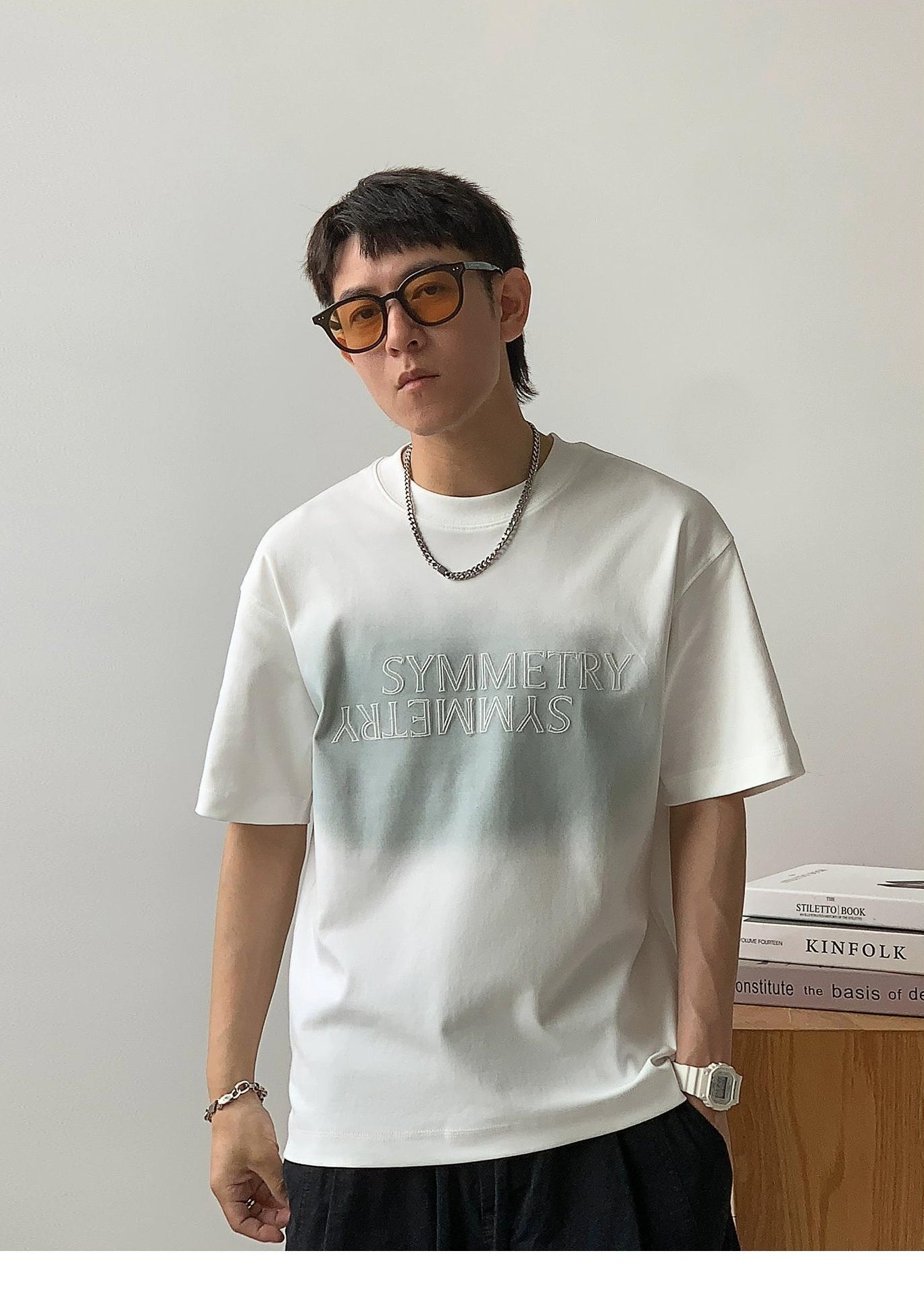 Long Embroidered Tee