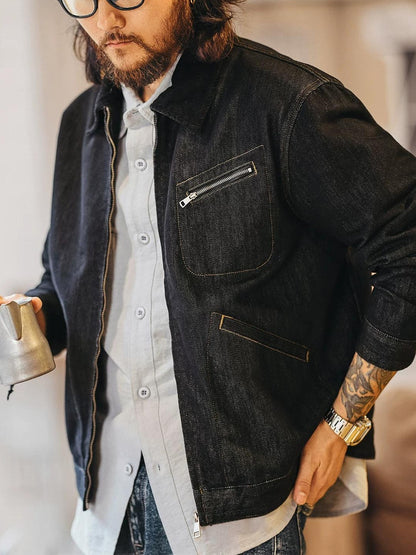 Casual Blue Denim Jacket