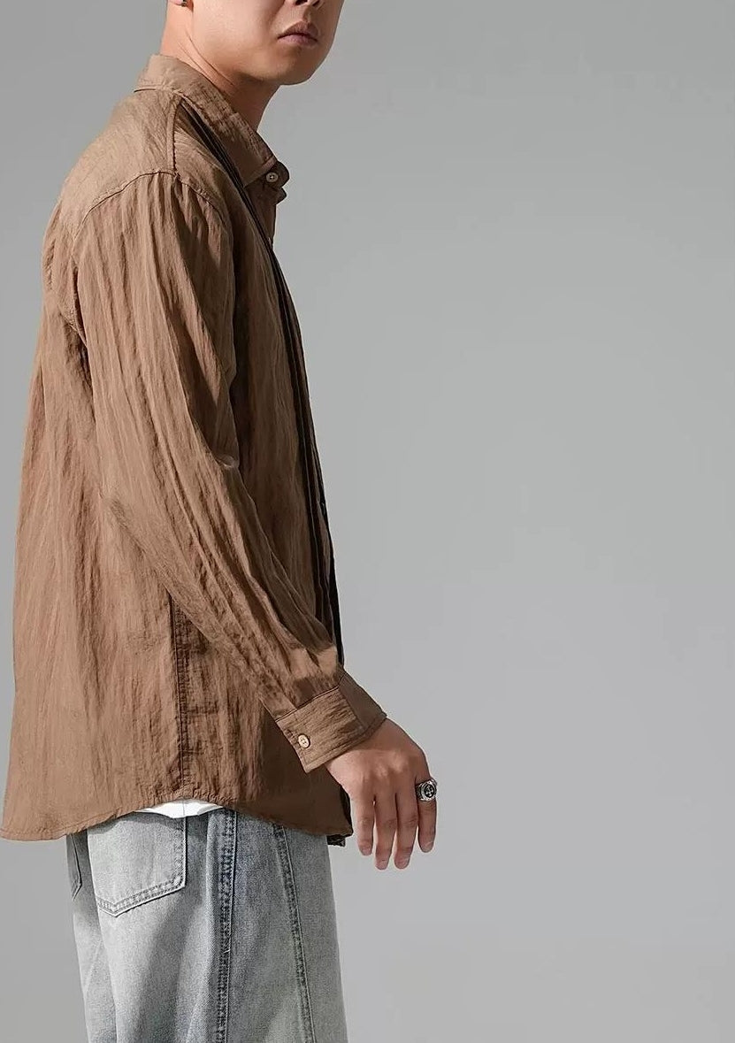 アメリカン・ルーズ・ラペル・シャツ