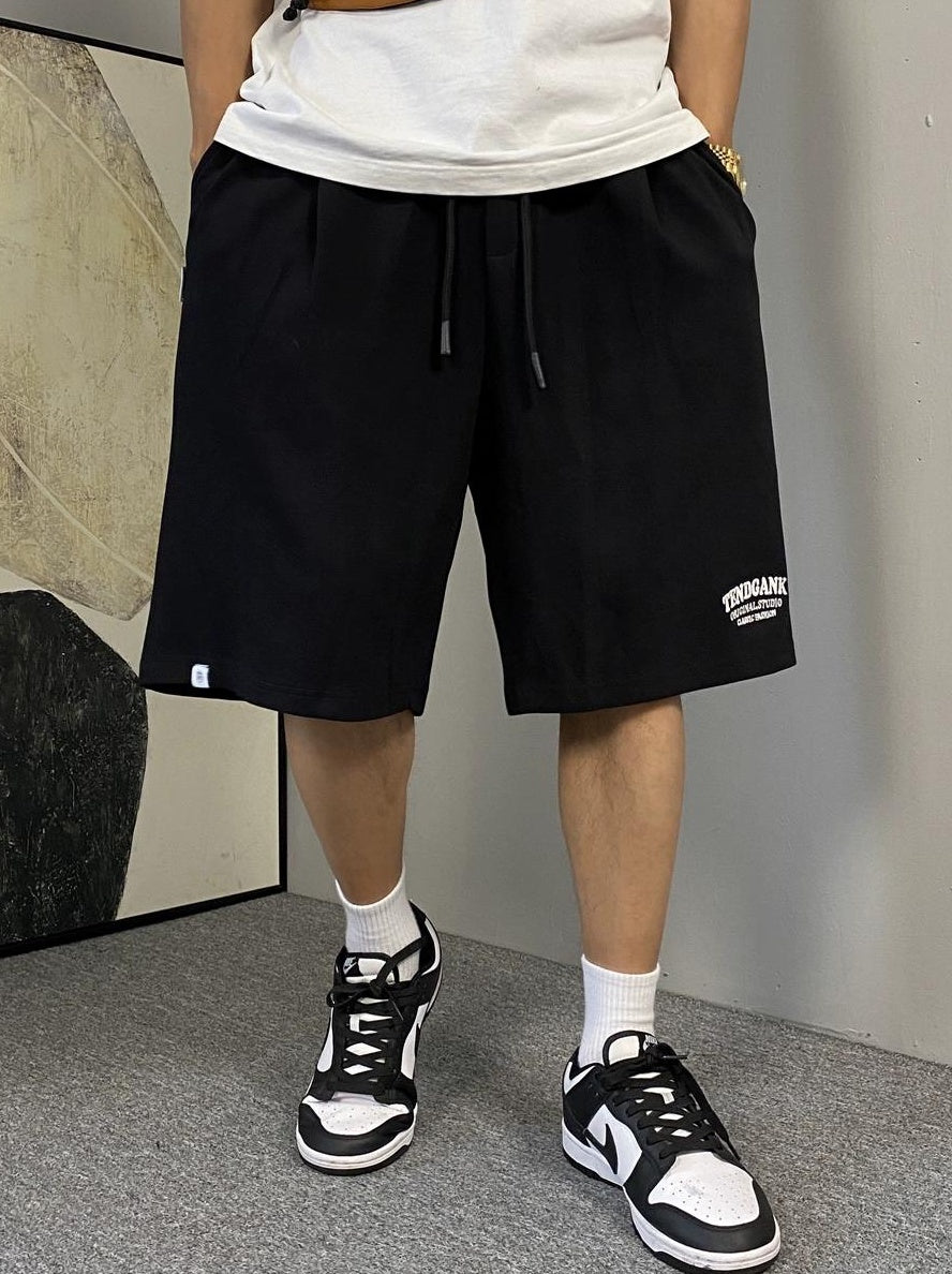 Embroidered sports shorts