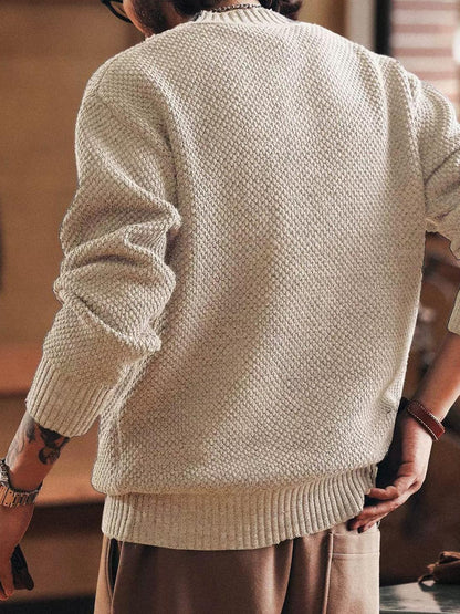 ヘビーウェイト ヘンリー ニット セーター