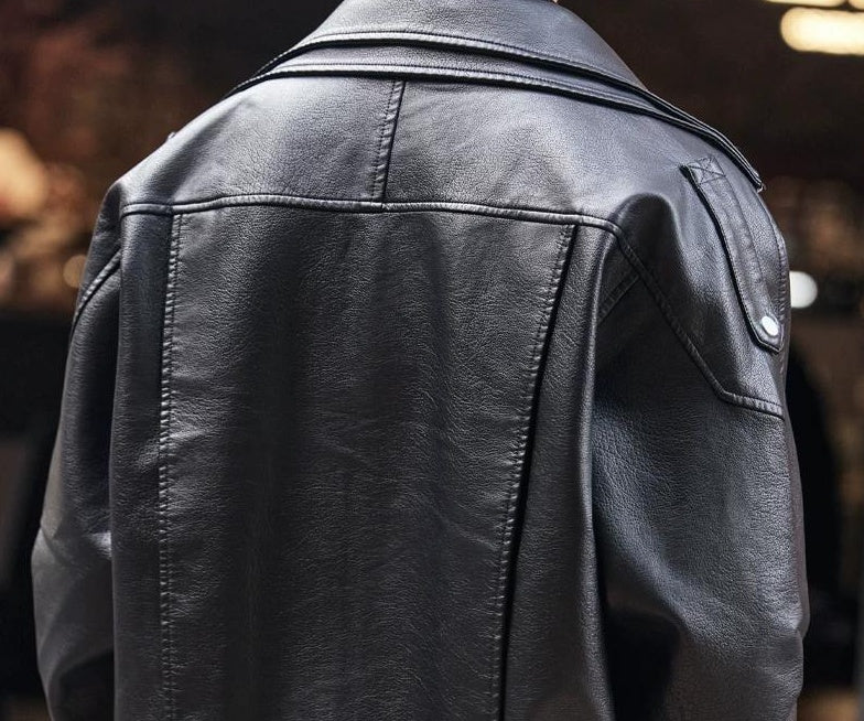 Retro Biker PU Leather Jacket