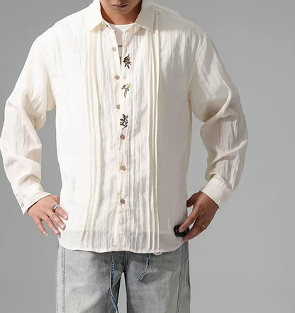 アメリカン・ルーズ・ラペル・シャツ