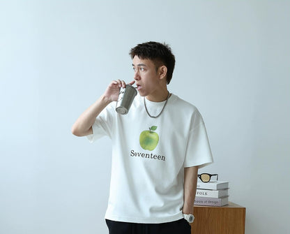 Heavyweight Apple Print Tee