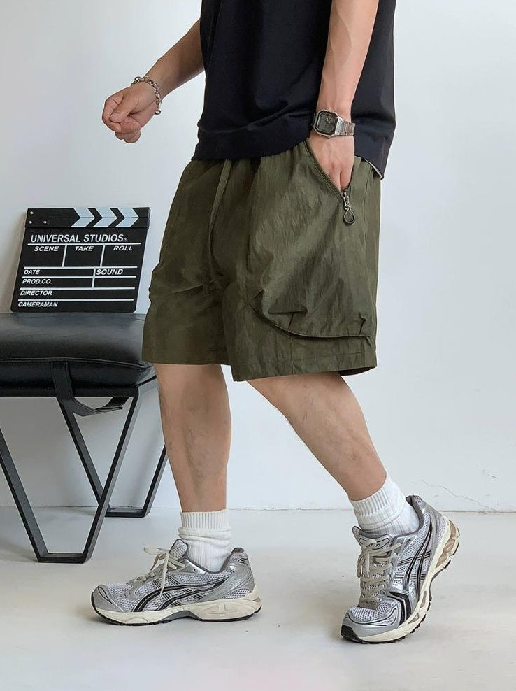 Men's Casual Zipper Shorts