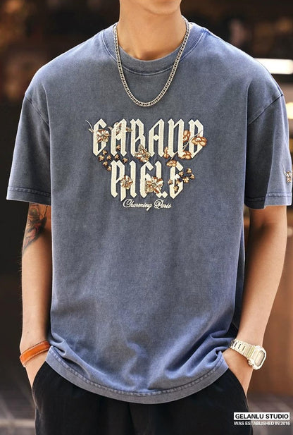レトロヘビーサンドストーンTシャツ