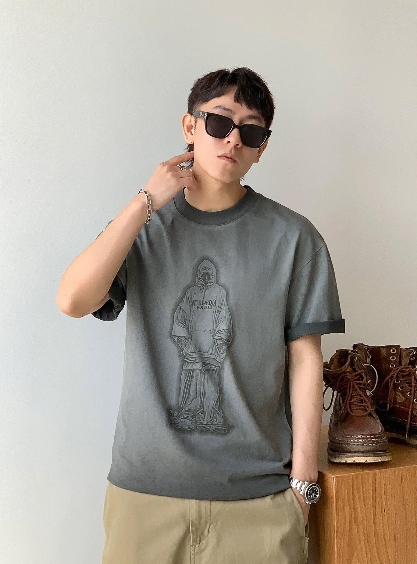 Fun Letter Print Tee