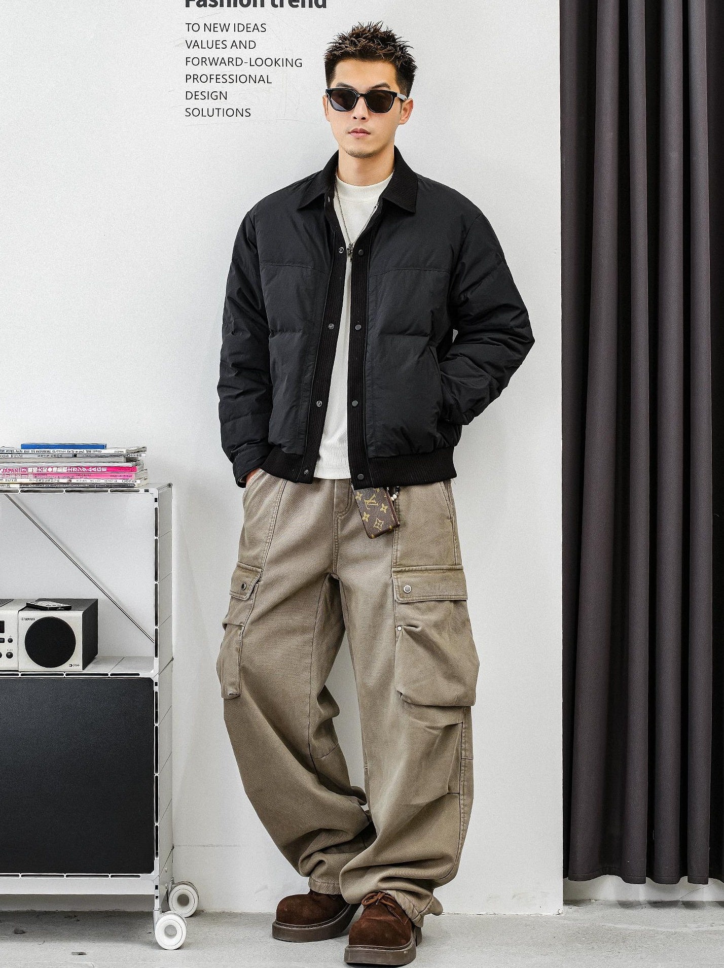 Men's heavy down jacket