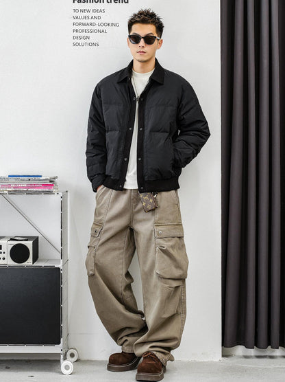 Men's heavy down jacket