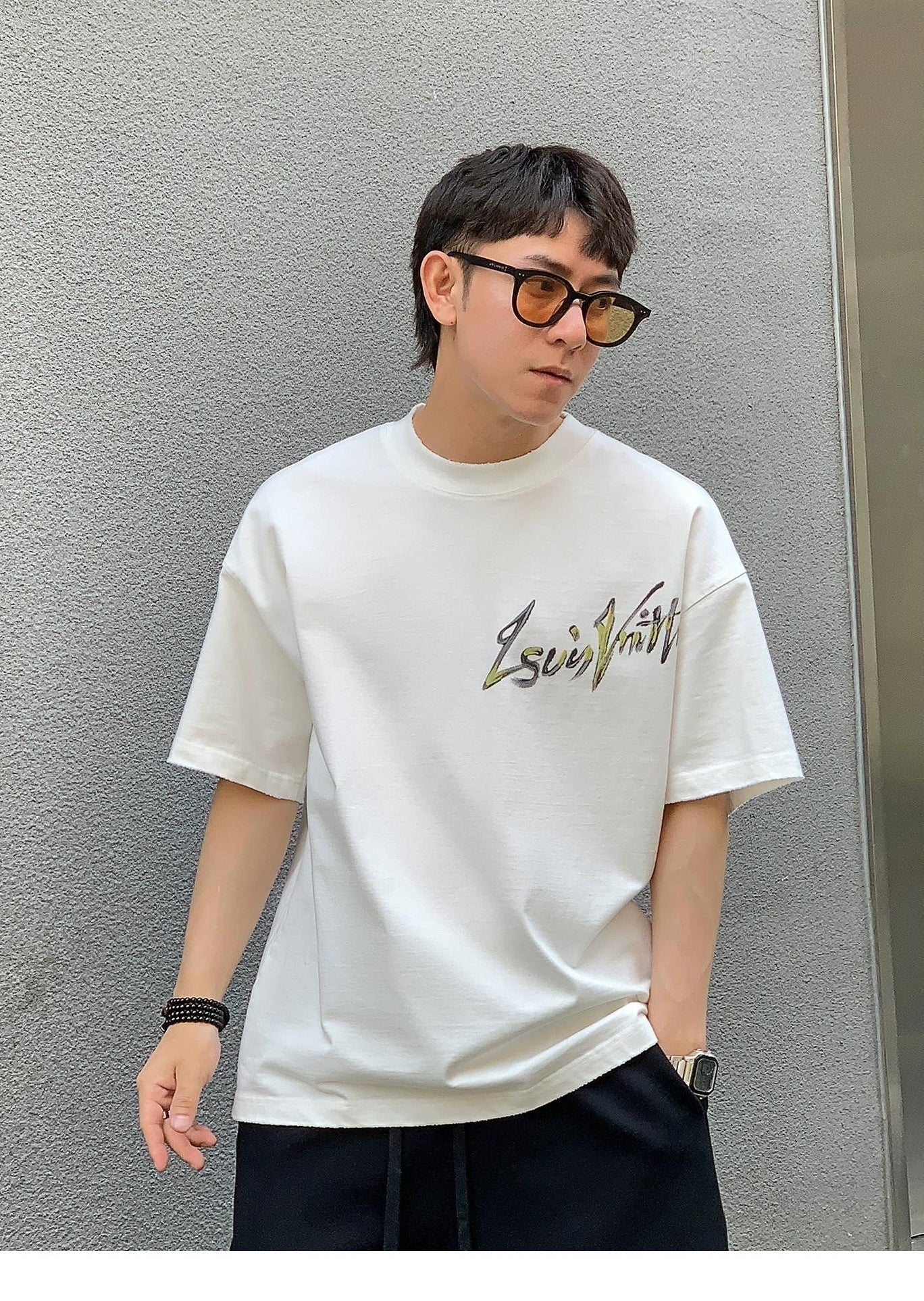 Flower Smiley Heavyweight Tee