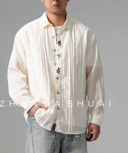 アメリカン・ルーズ・ラペル・シャツ