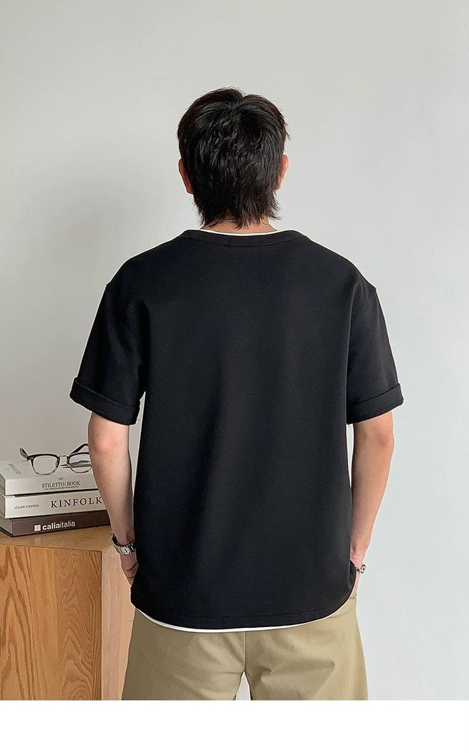 Casual Solid Color T-Shirt
