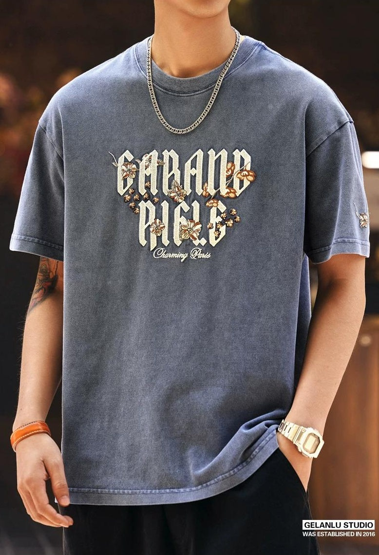 レトロヘビーサンドストーンTシャツ