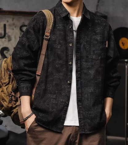 ラグジュアリーコットンロングスリーブシャツ