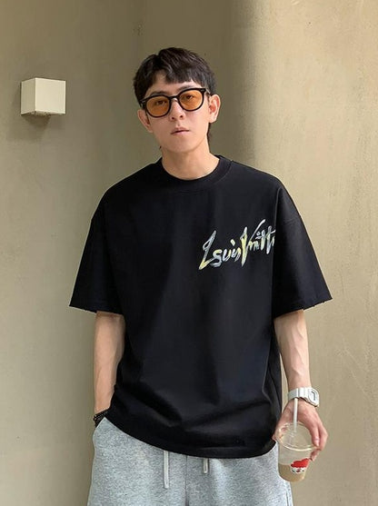 Flower Smiley Heavyweight Tee