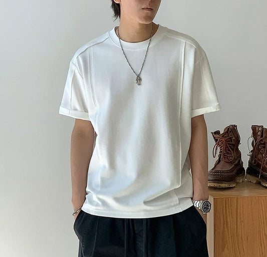 カジュアルソリッドカラーＴシャツ