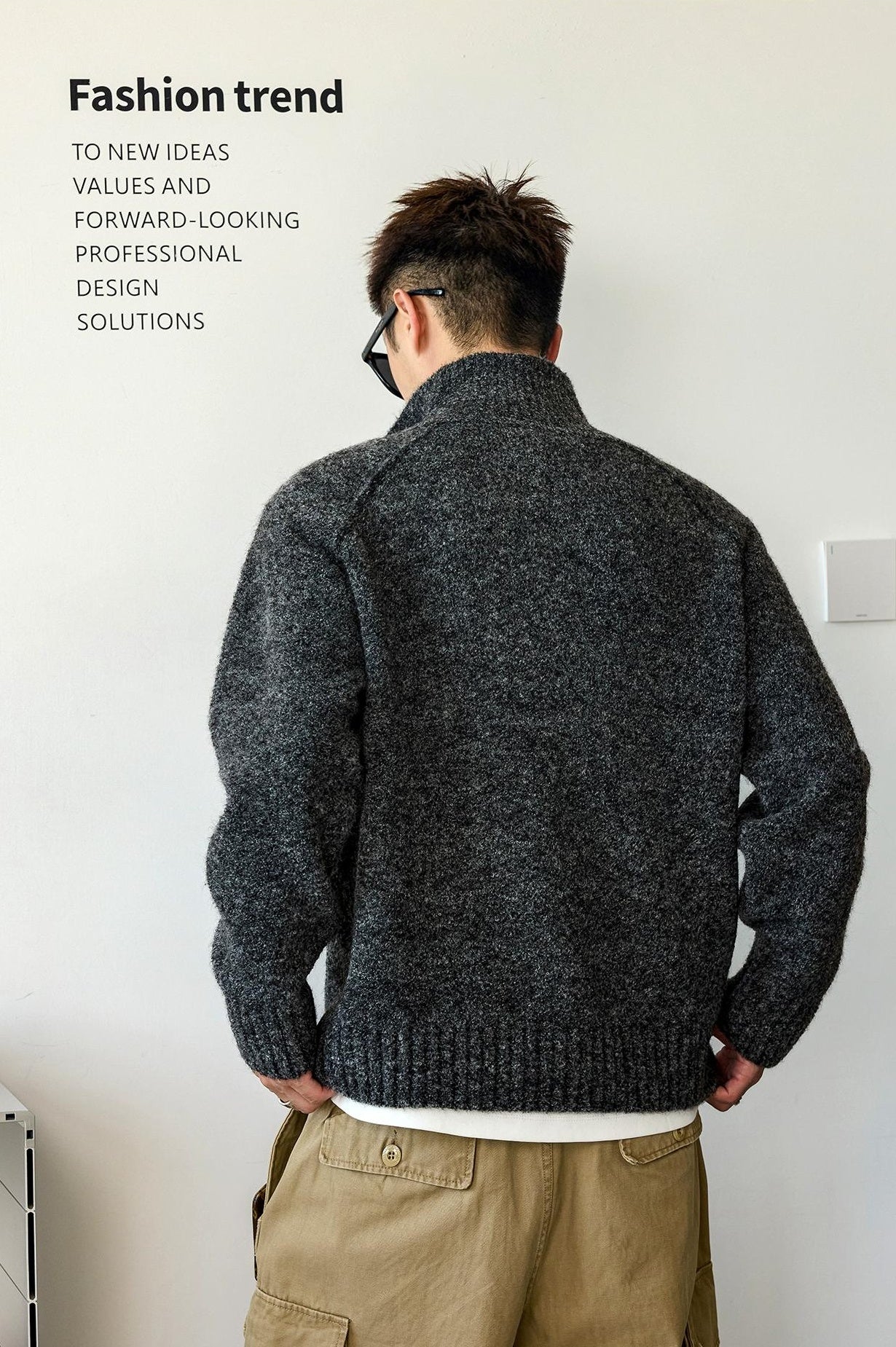 心地よいウールブレンドジャンパー