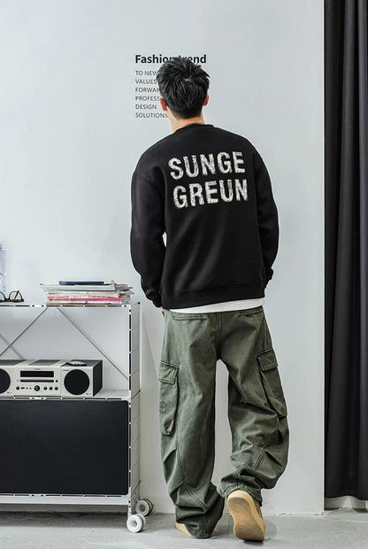 カジュアル フリース セーター トップ