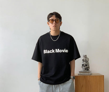 Color Clash Letter Tee