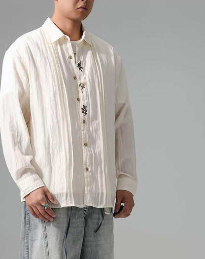 アメリカン・ルーズ・ラペル・シャツ