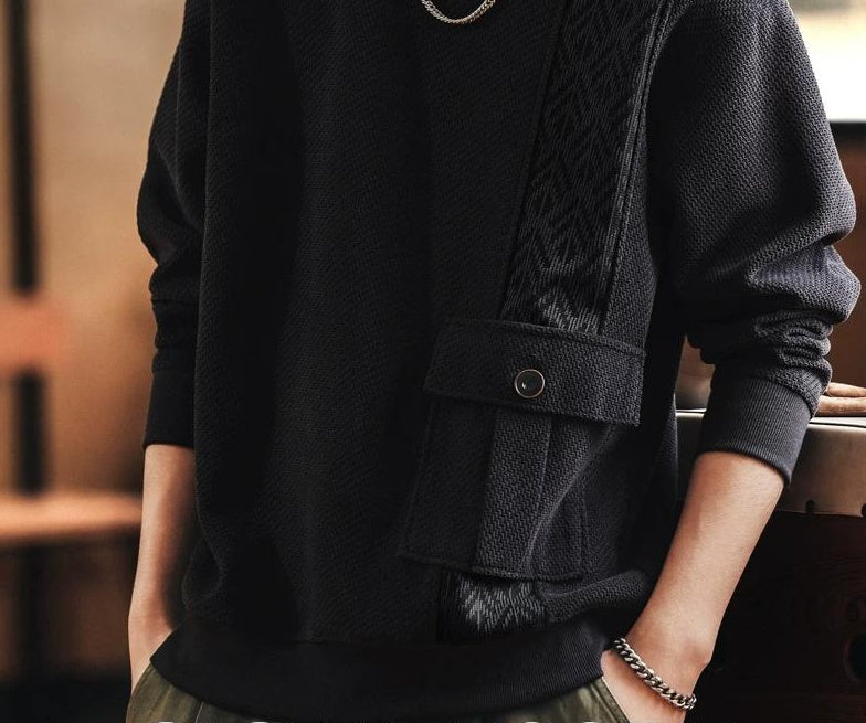 ヘビー ジャガード ニット セーター