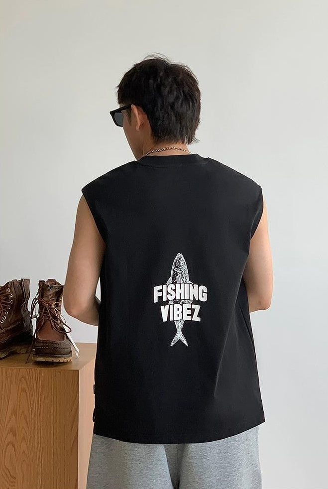 Sleeveless tank tee