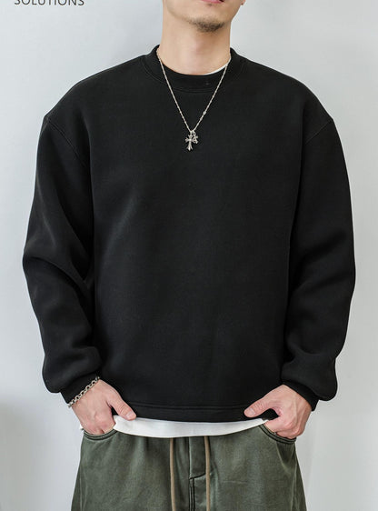 テクスチャードフリースセータートップ