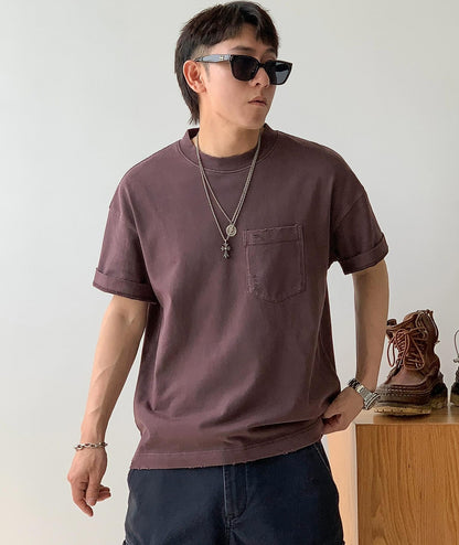Retro Spliced Pocket Tee