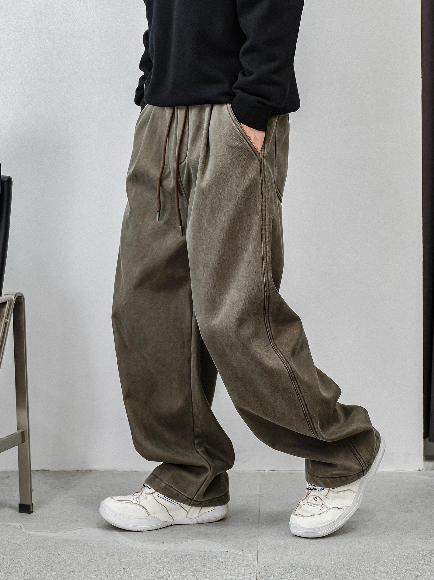Casual fleece pants