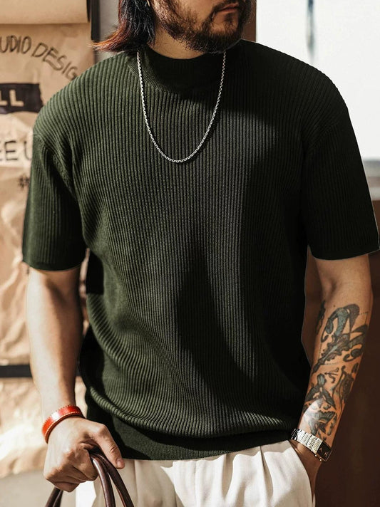 ハーフハイネックニットＴシャツ