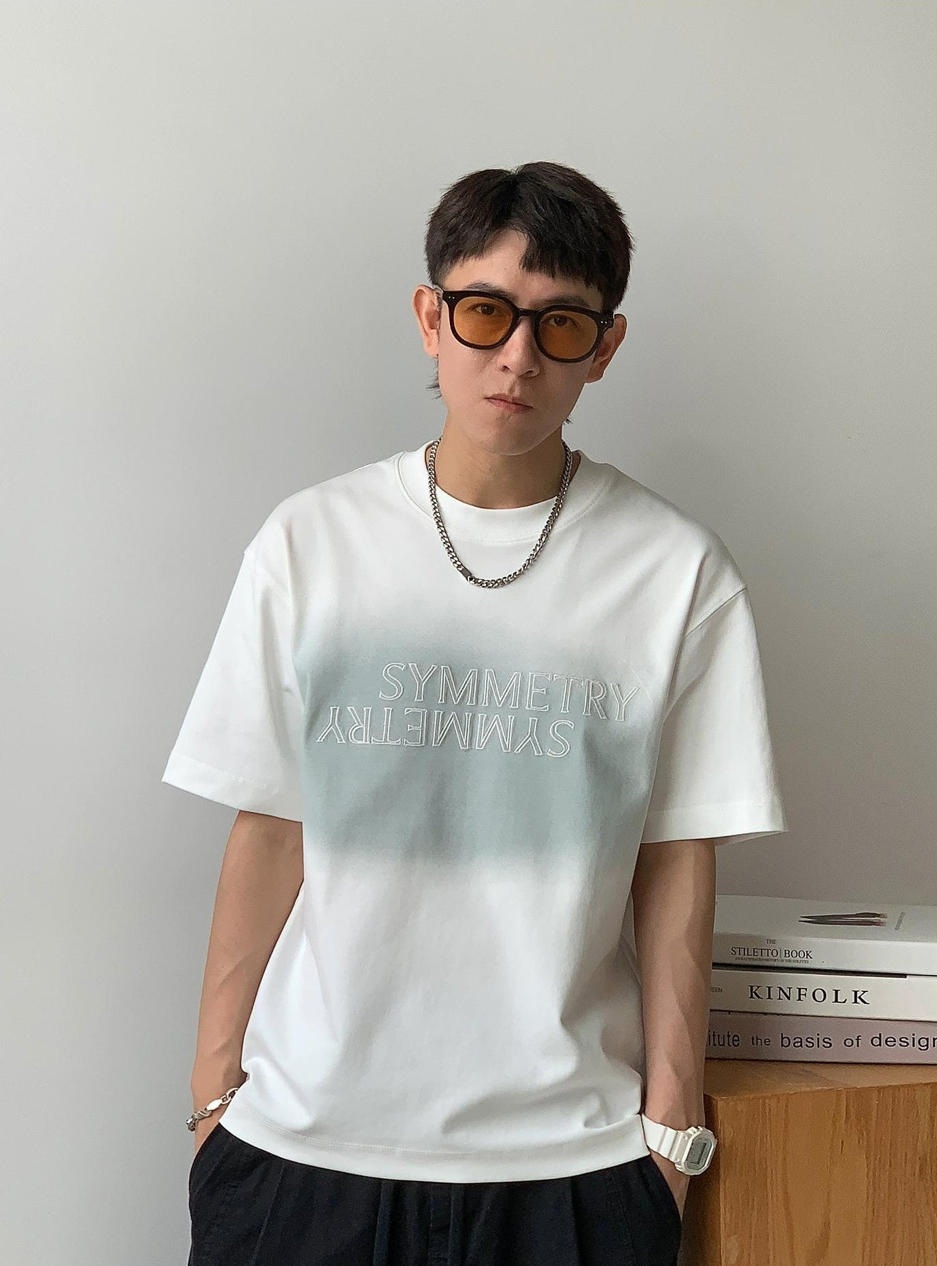 Long Embroidered Tee