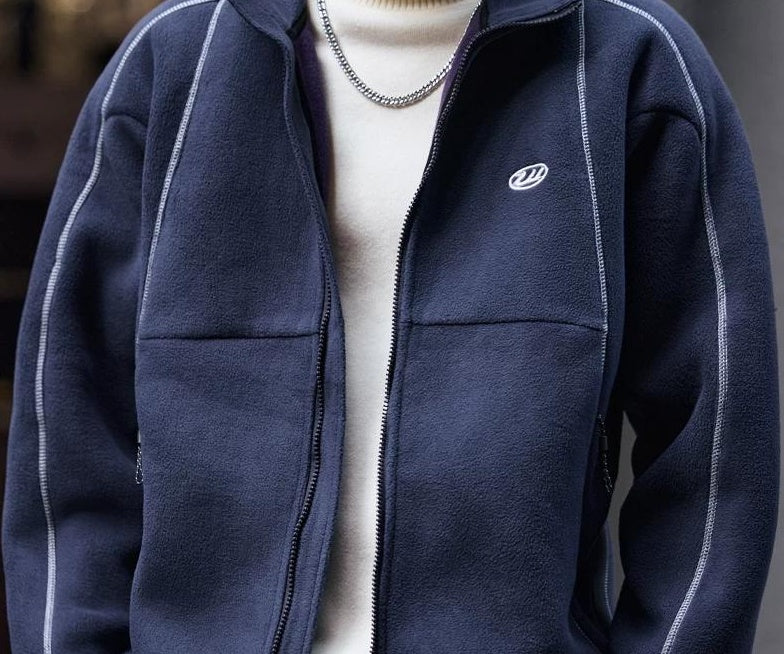 ストライプカジュアルジャケット