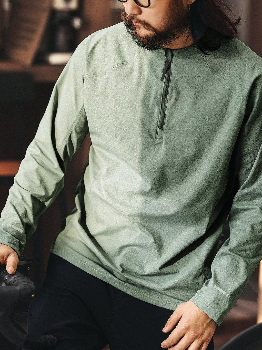 アウトドアクイックドライロングスリーブTシャツ