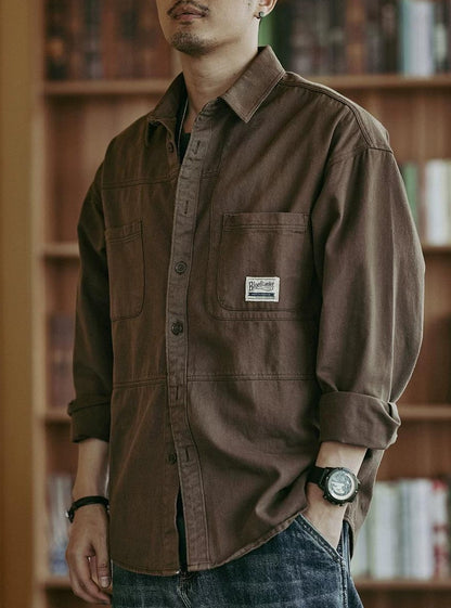 ヴィンテージヘビーウェイトワークシャツ