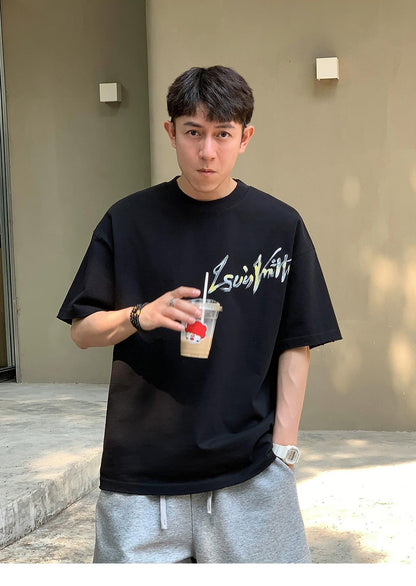 Flower Smiley Heavyweight Tee