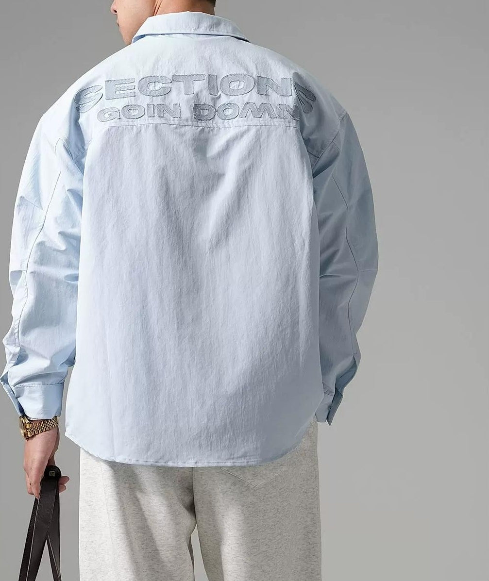 刺繍入りシャツ