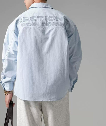 刺繍入りシャツ