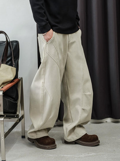 カジュアルストレートパンツ　フォーオータム