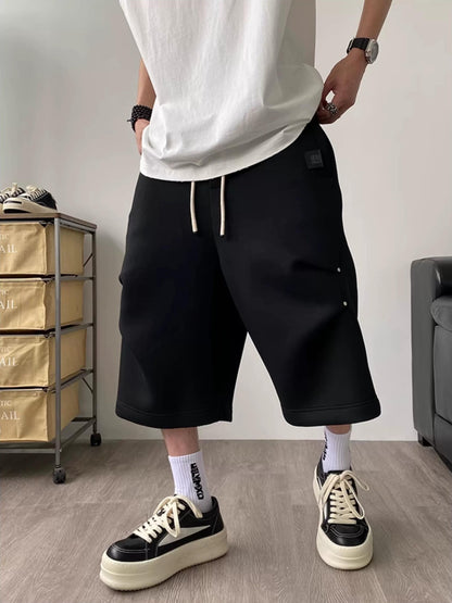 Gray 3D Sports Shorts