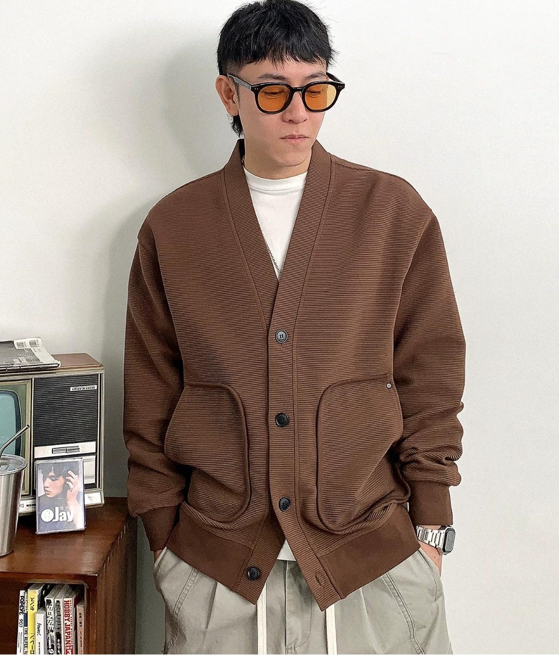 Lang V-Neck Cardigan