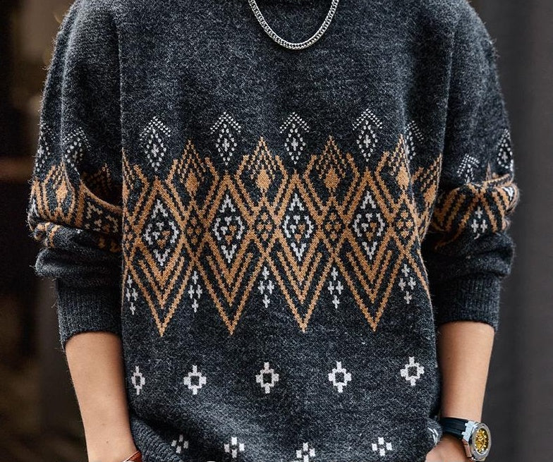 Ethnic Vintage Knit Jumper
