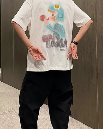 Summer Cartoon Breeze Tee