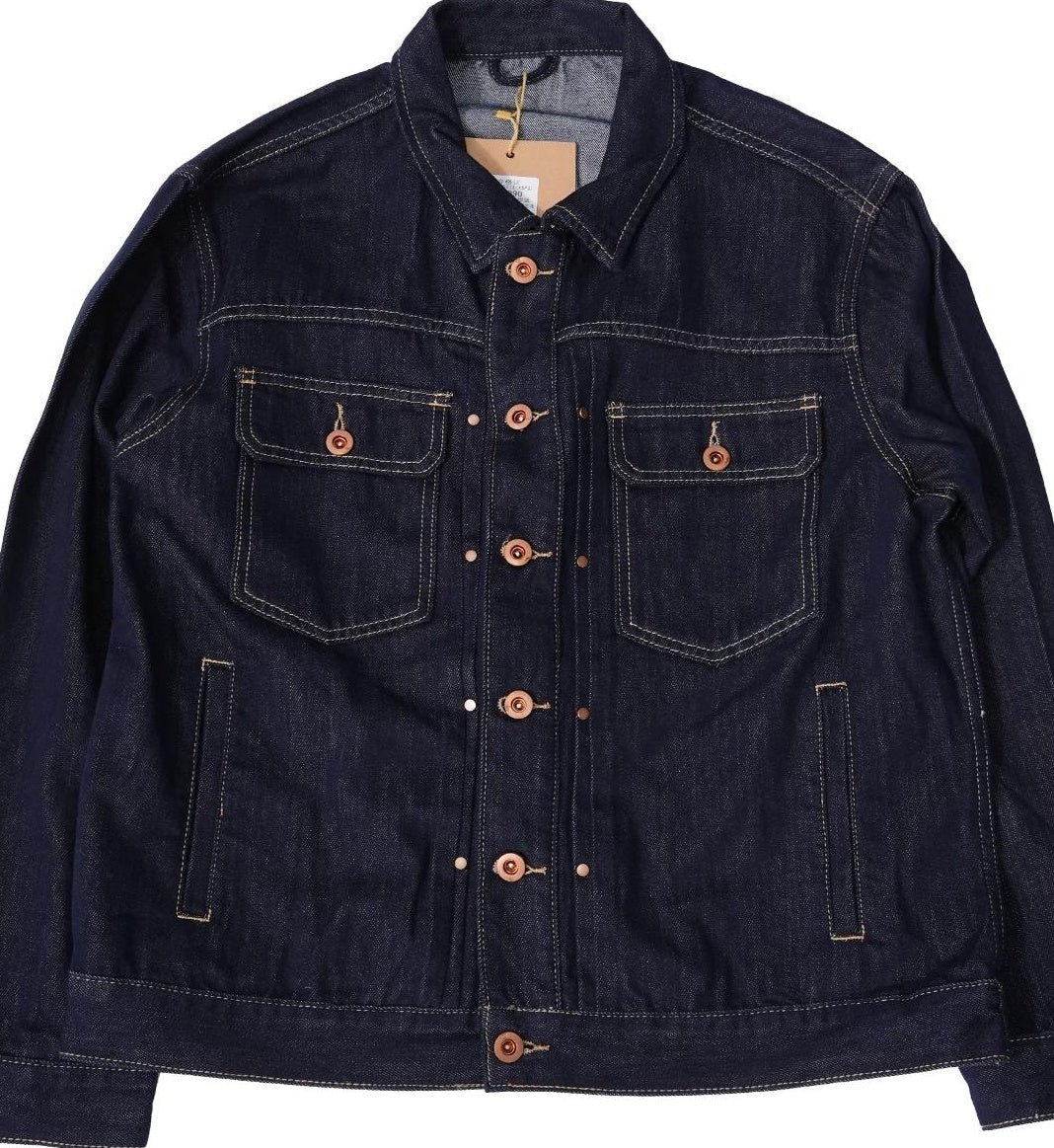レトロカジュアルデニムジャケット