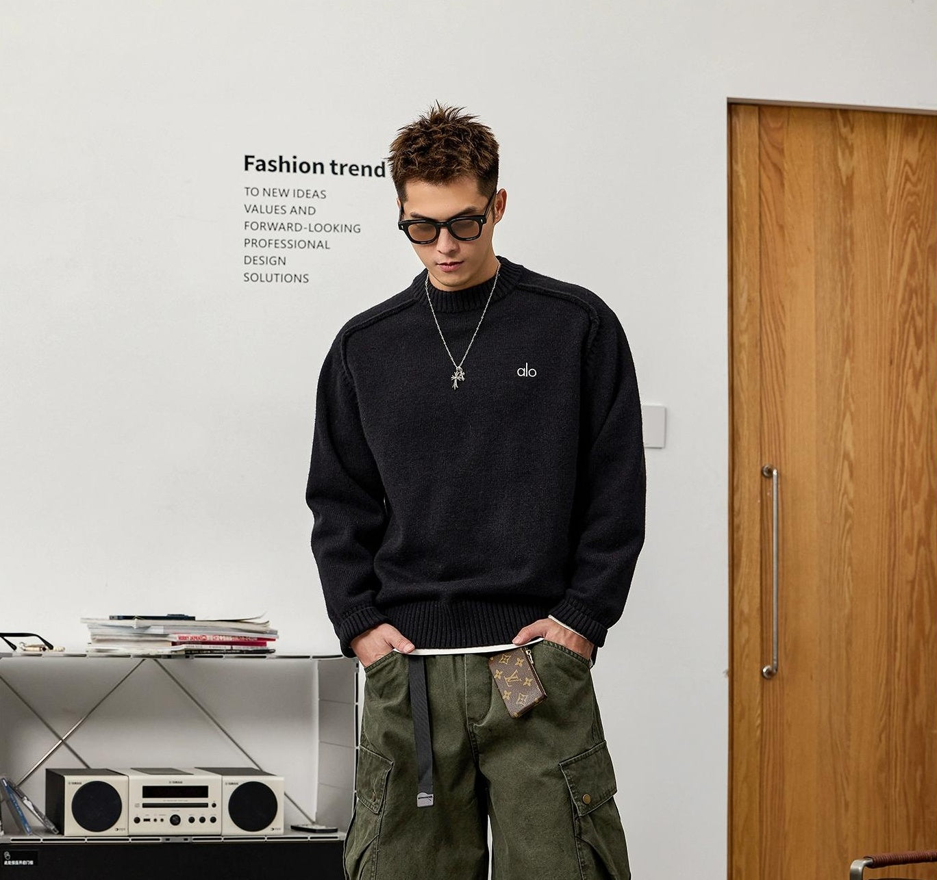 ヘビーウェイトブラックセーターティー