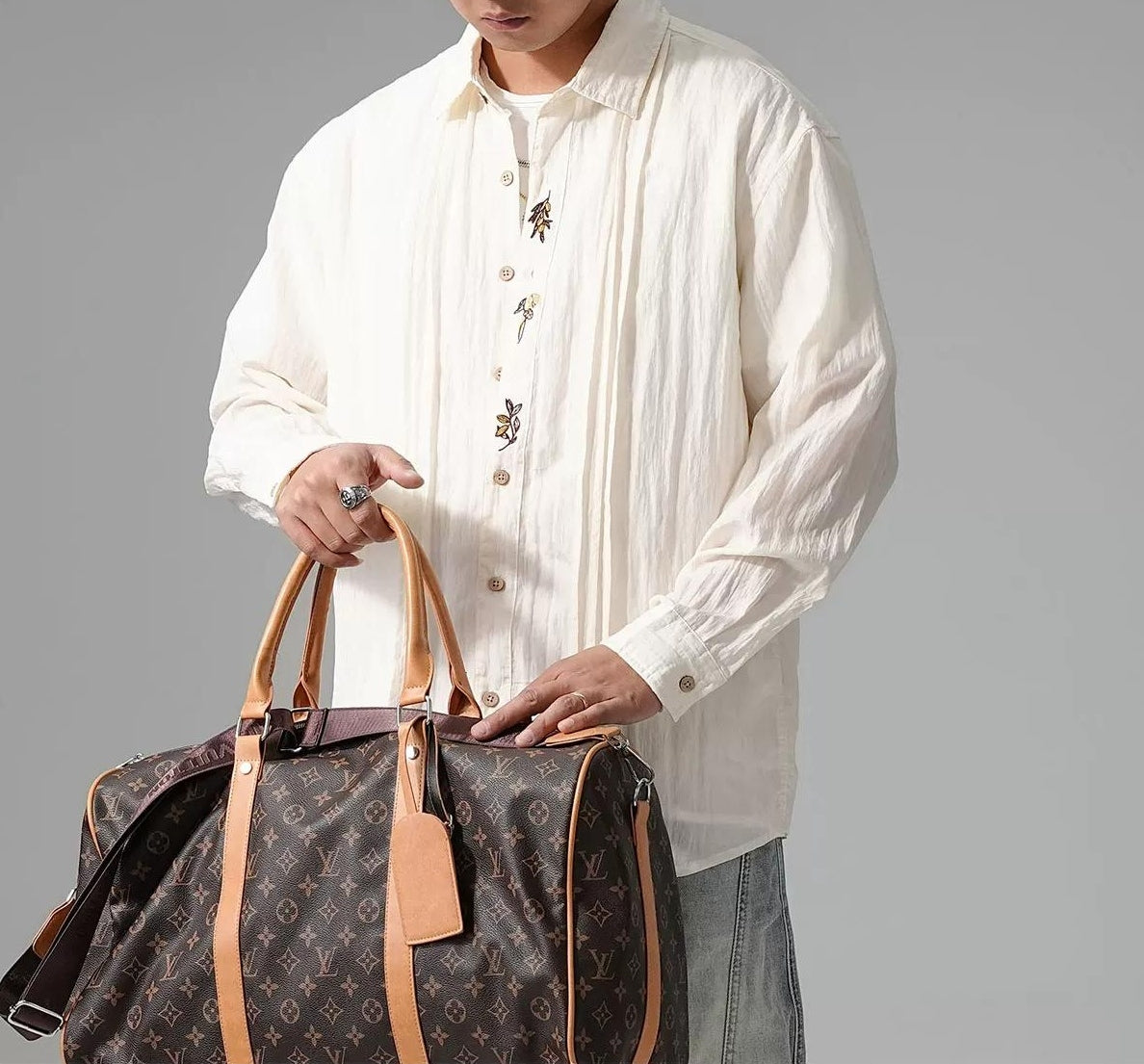 アメリカン・ルーズ・ラペル・シャツ