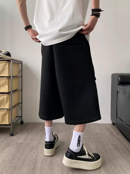 Gray 3D Sports Shorts