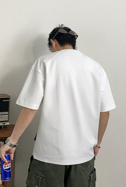 ヘビー刺繍ショートスリーブTシャツ