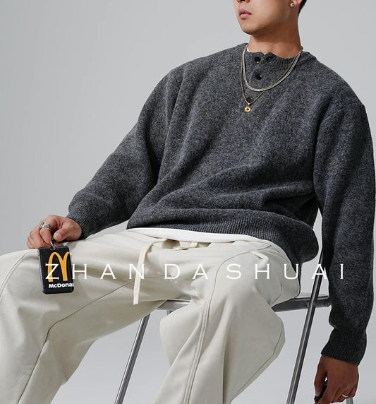 ヘビーウェイトニットジャンパー