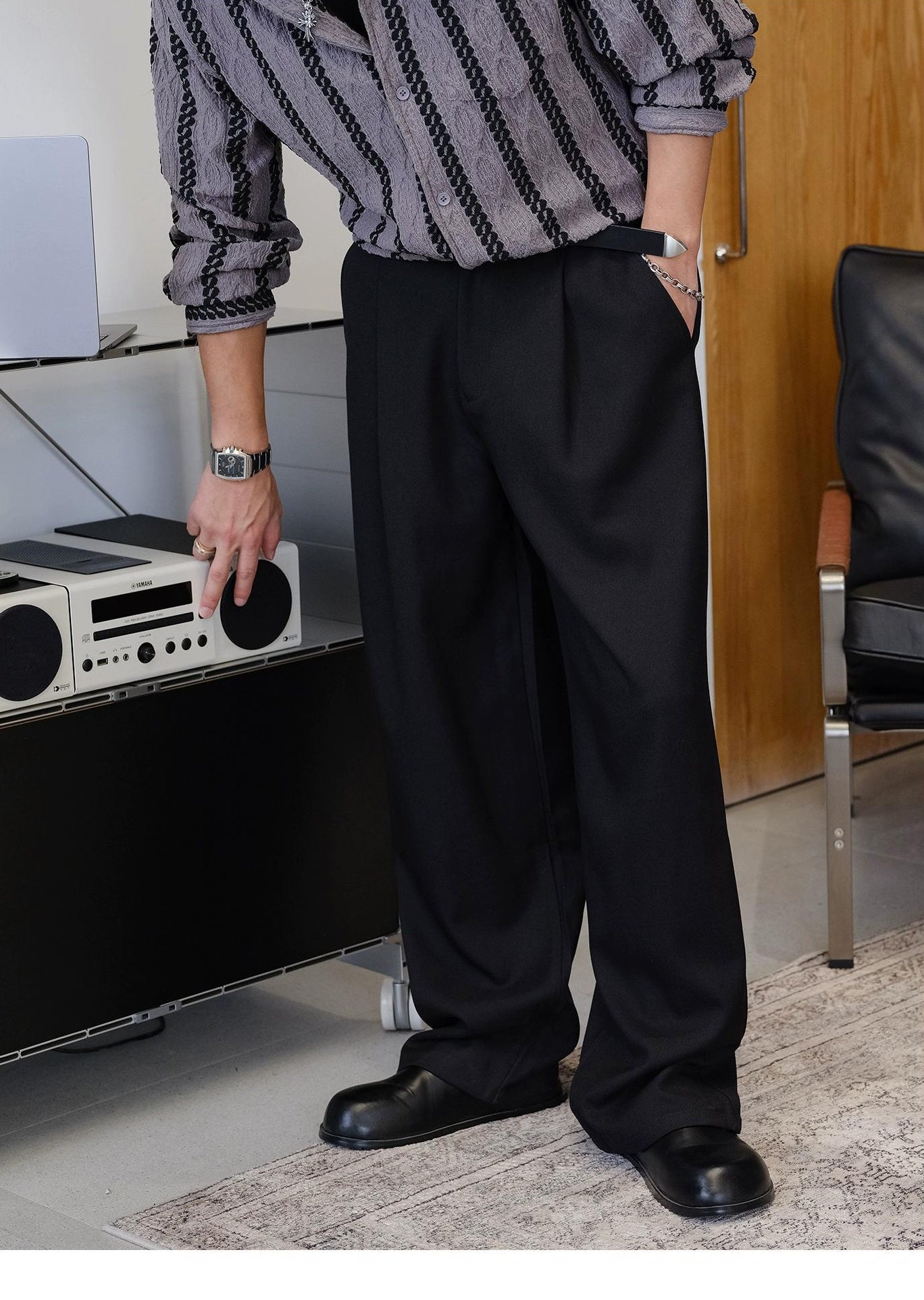 Formal Black Suit Pants