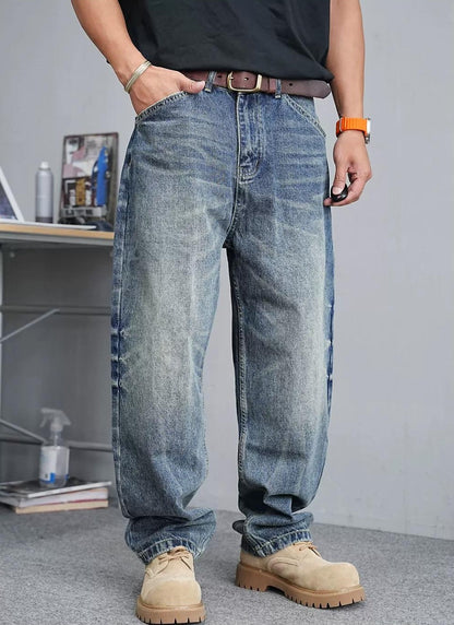 ヴィンテージクールストレートジーンズ